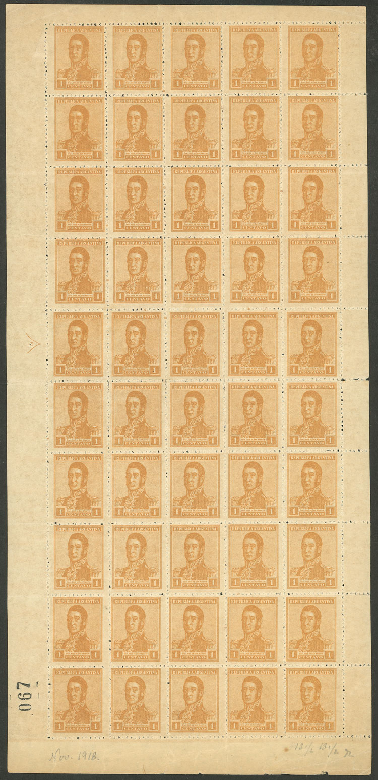 Lot 471 - Argentina general issues - Guillermo Jalil - Philatino Auction # 2511 ARGENTINA: Lot 471 - Argentina general issues - Guillermo Jalil - Philatino Auction # 2511 ARGENTINA: