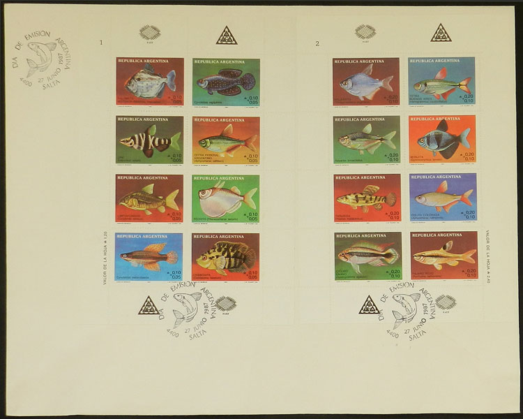 Lot 1398 - Argentina souvenir sheets - Guillermo Jalil - Philatino Auction # 2511 ARGENTINA: Lot 1398 - Argentina souvenir sheets - Guillermo Jalil - Philatino Auction # 2511 ARGENTINA:
