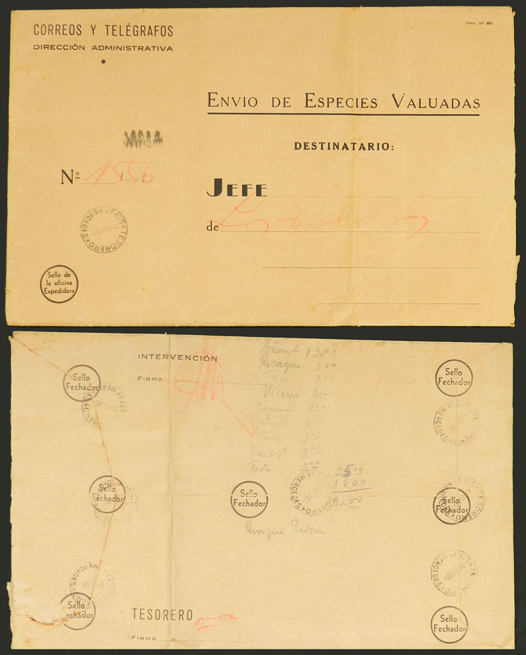 Lot 1540 - Argentina postal history -  Guillermo Jalil - Philatino Auction # 2511 ARGENTINA: 