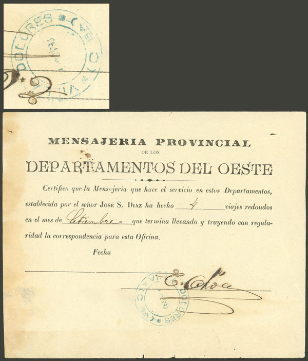 Lot 1506 - Argentina postal history -  Guillermo Jalil - Philatino Auction # 2511 ARGENTINA: 