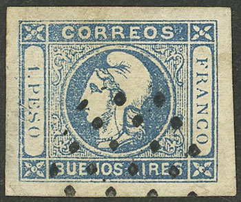 Lot 31 - Argentina cabecitas - Guillermo Jalil - Philatino Auction # 2511 ARGENTINA: Lot 31 - Argentina cabecitas - Guillermo Jalil - Philatino Auction # 2511 ARGENTINA: