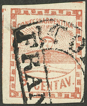 Lot 51 - Argentina confederation - Guillermo Jalil - Philatino Auction # 2511 ARGENTINA: Lot 51 - Argentina confederation - Guillermo Jalil - Philatino Auction # 2511 ARGENTINA: