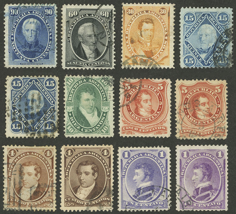 Lot 107 - Argentina general issues -  Guillermo Jalil - Philatino Auction # 2511 ARGENTINA: 