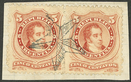 Lot 170 - Argentina general issues -  Guillermo Jalil - Philatino Auction # 2511 ARGENTINA: 