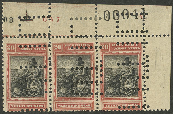 Lot 1264 - Argentina general issues - Guillermo Jalil - Philatino Auction # 2511 ARGENTINA: Lot 1264 - Argentina general issues - Guillermo Jalil - Philatino Auction # 2511 ARGENTINA: