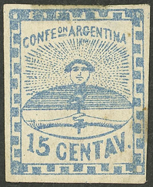 Lot 59 - Argentina confederation - Guillermo Jalil - Philatino Auction # 2511 ARGENTINA: Lot 59 - Argentina confederation - Guillermo Jalil - Philatino Auction # 2511 ARGENTINA: