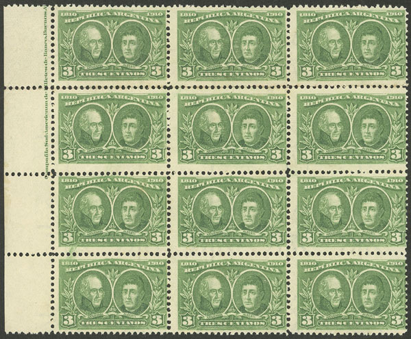 Lot 431 - Argentina general issues -  Guillermo Jalil - Philatino Auction # 2511 ARGENTINA: 