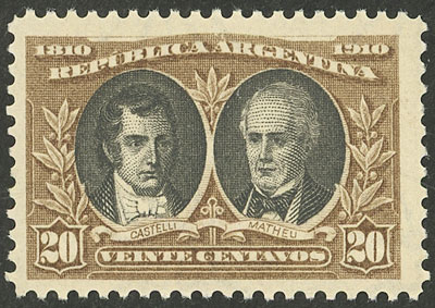 Lot 437 - Argentina general issues -  Guillermo Jalil - Philatino Auction # 2511 ARGENTINA: 