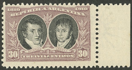 Lot 438 - Argentina general issues -  Guillermo Jalil - Philatino Auction # 2511 ARGENTINA: 