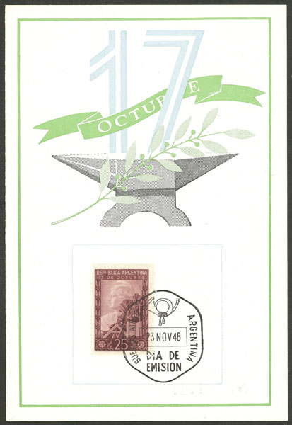 Lot 750 - Argentina general issues - Guillermo Jalil - Philatino Auction # 2511 ARGENTINA: Lot 750 - Argentina general issues - Guillermo Jalil - Philatino Auction # 2511 ARGENTINA: