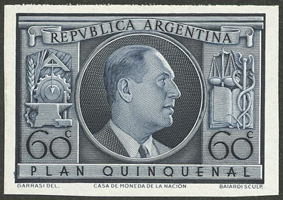Lot 763 - Argentina general issues -  Guillermo Jalil - Philatino Auction # 2511 ARGENTINA: 