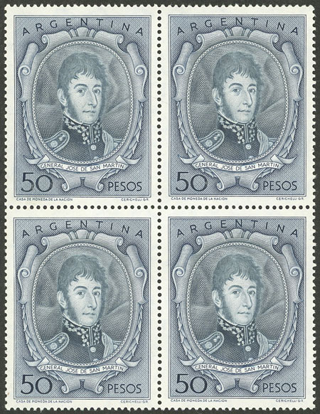 Lot 811 - Argentina general issues - Guillermo Jalil - Philatino Auction # 2511 ARGENTINA: Lot 811 - Argentina general issues - Guillermo Jalil - Philatino Auction # 2511 ARGENTINA: