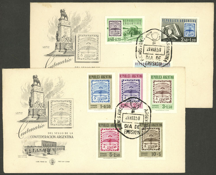 Lot 835 - Argentina general issues - Guillermo Jalil - Philatino Auction # 2511 ARGENTINA: Lot 835 - Argentina general issues - Guillermo Jalil - Philatino Auction # 2511 ARGENTINA: