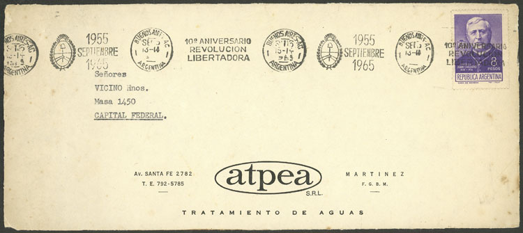 Lot 1559 - Argentina postal history - Guillermo Jalil - Philatino Auction # 2511 ARGENTINA: Lot 1559 - Argentina postal history - Guillermo Jalil - Philatino Auction # 2511 ARGENTINA: