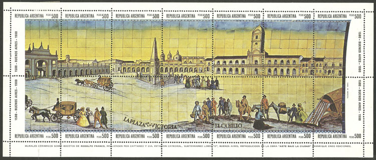 Lot 1394 - Argentina souvenir sheets - Guillermo Jalil - Philatino Auction # 2511 ARGENTINA: Lot 1394 - Argentina souvenir sheets - Guillermo Jalil - Philatino Auction # 2511 ARGENTINA: