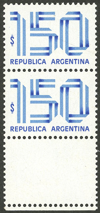 Lot 1224 - Argentina general issues - Guillermo Jalil - Philatino Auction # 2511 ARGENTINA: Lot 1224 - Argentina general issues - Guillermo Jalil - Philatino Auction # 2511 ARGENTINA: