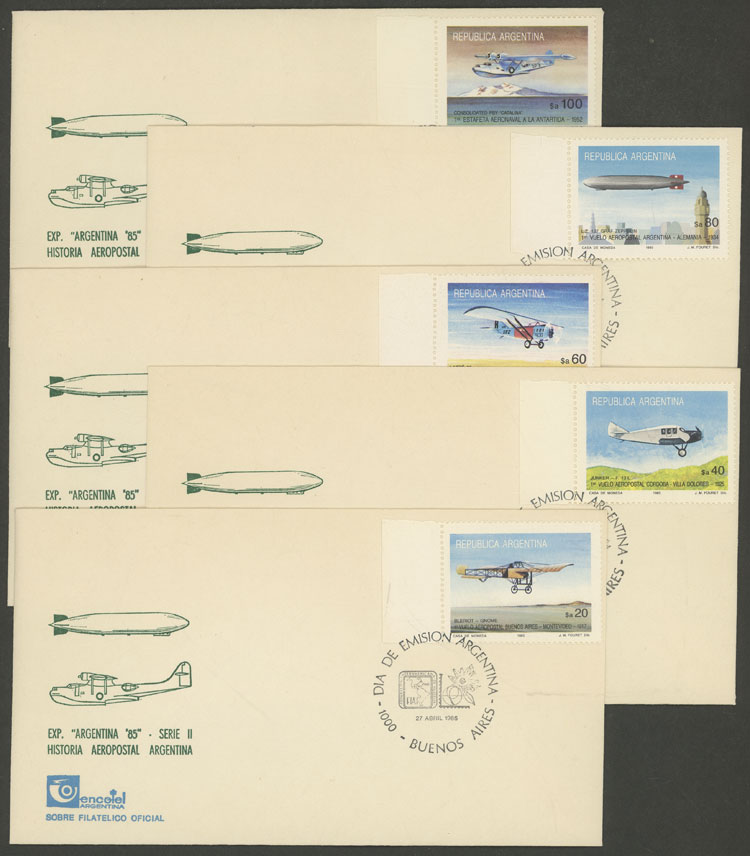 Lot 1254 - Argentina general issues - Guillermo Jalil - Philatino Auction # 2511 ARGENTINA: Lot 1254 - Argentina general issues - Guillermo Jalil - Philatino Auction # 2511 ARGENTINA:
