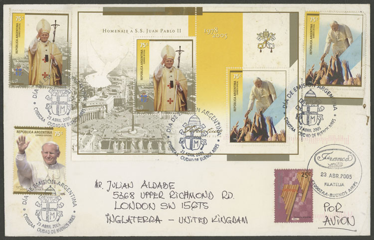 Lot 1503 - Argentina postal history -  Guillermo Jalil - Philatino Auction # 2511 ARGENTINA: 