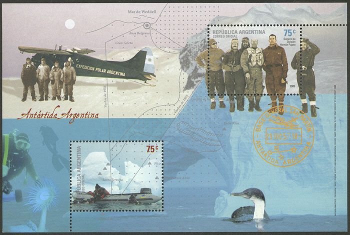 Lot 1416 - Argentina souvenir sheets -  Guillermo Jalil - Philatino Auction # 2511 ARGENTINA: 