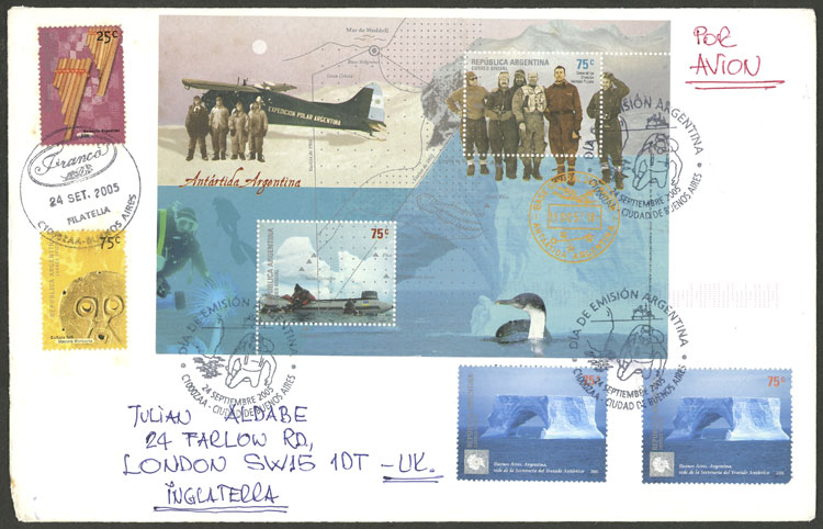 Lot 1504 - Argentina postal history -  Guillermo Jalil - Philatino Auction # 2511 ARGENTINA: 