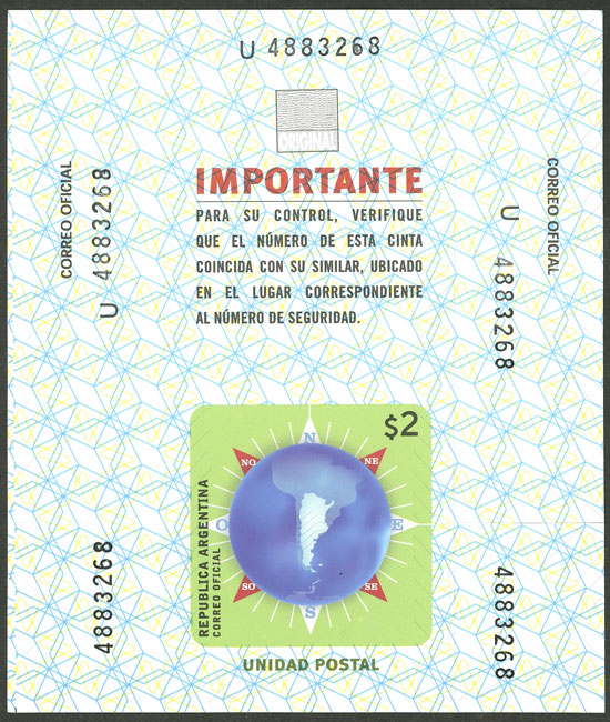 Lot 1427 - Argentina parcel post seals - Guillermo Jalil - Philatino Auction # 2511 ARGENTINA: Lot 1427 - Argentina parcel post seals - Guillermo Jalil - Philatino Auction # 2511 ARGENTINA:
