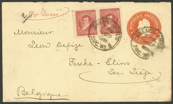 Lot 1515 - Argentina postal history -  Guillermo Jalil - Philatino Auction # 2511 ARGENTINA: 