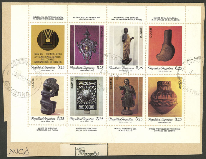 Lot 1397 - Argentina souvenir sheets - Guillermo Jalil - Philatino Auction # 2511 ARGENTINA: Lot 1397 - Argentina souvenir sheets - Guillermo Jalil - Philatino Auction # 2511 ARGENTINA: