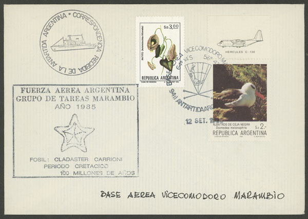 Lot 21 - argentine antarctica postal history -  Guillermo Jalil - Philatino Auction # 2511 ARGENTINA: 