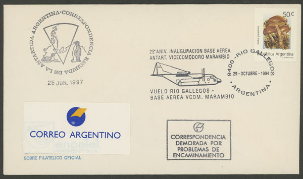 Lot 25 - argentine antarctica postal history -  Guillermo Jalil - Philatino Auction # 2511 ARGENTINA: 