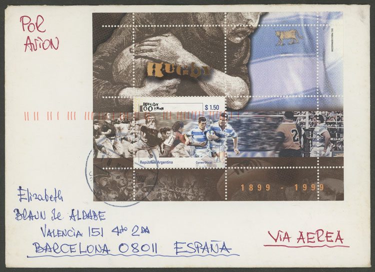 Lot 1412 - Argentina souvenir sheets -  Guillermo Jalil - Philatino Auction # 2511 ARGENTINA: 