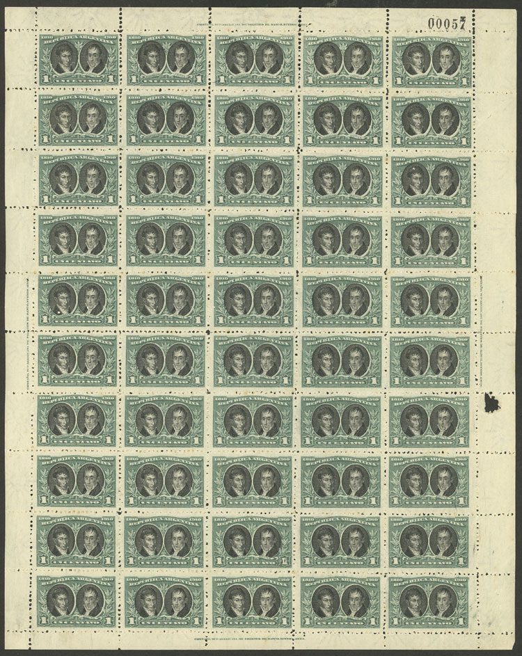 Lot 425 - Argentina general issues -  Guillermo Jalil - Philatino Auction # 2511 ARGENTINA: 