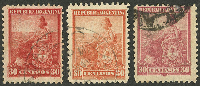 Lot 409 - Argentina general issues -  Guillermo Jalil - Philatino Auction # 2511 ARGENTINA: 