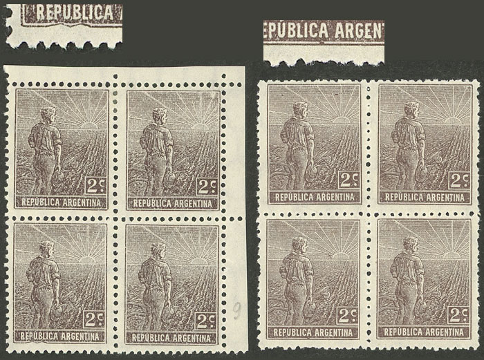 Lot 450 - Argentina general issues -  Guillermo Jalil - Philatino Auction # 2511 ARGENTINA: 