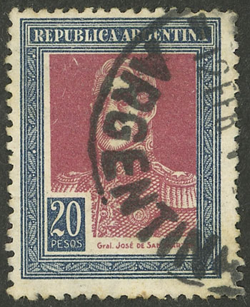 Lot 507 - Argentina general issues -  Guillermo Jalil - Philatino Auction # 2511 ARGENTINA: 