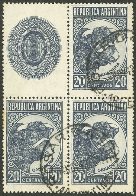 Lot 707 - Argentina general issues - Guillermo Jalil - Philatino Auction # 2511 ARGENTINA: Lot 707 - Argentina general issues - Guillermo Jalil - Philatino Auction # 2511 ARGENTINA: