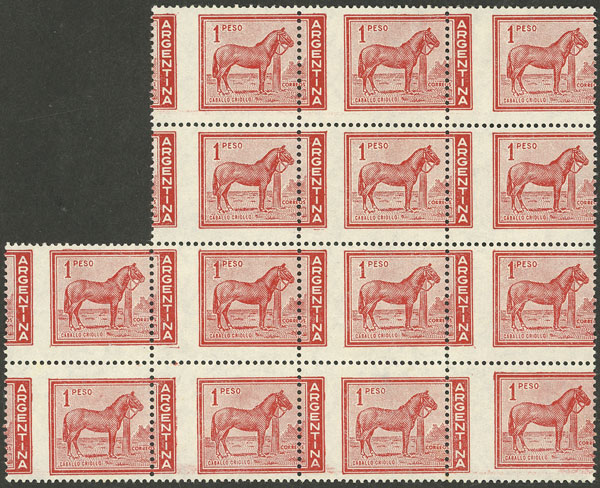 Lot 855 - Argentina general issues - Guillermo Jalil - Philatino Auction # 2511 ARGENTINA: Lot 855 - Argentina general issues - Guillermo Jalil - Philatino Auction # 2511 ARGENTINA: