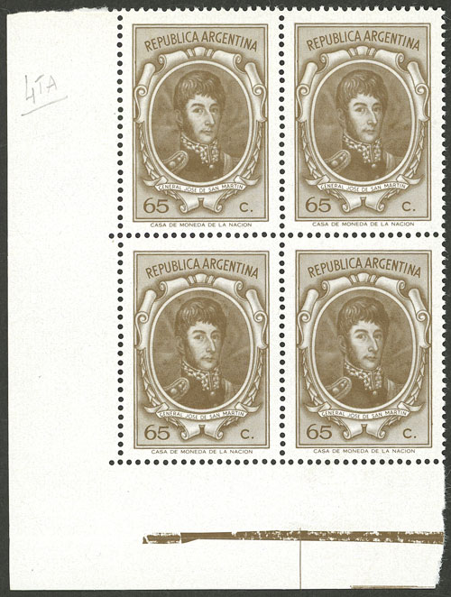 Lot 1107 - Argentina general issues - Guillermo Jalil - Philatino Auction # 2511 ARGENTINA: Lot 1107 - Argentina general issues - Guillermo Jalil - Philatino Auction # 2511 ARGENTINA: