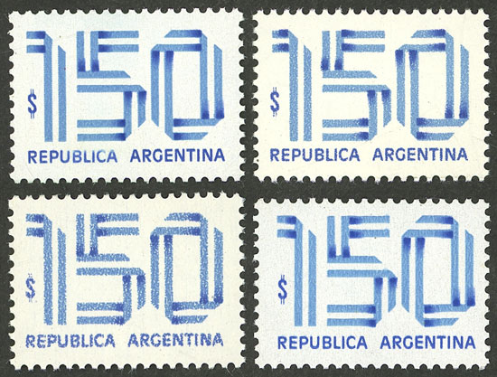 Lot 1222 - Argentina general issues - Guillermo Jalil - Philatino Auction # 2511 ARGENTINA: Lot 1222 - Argentina general issues - Guillermo Jalil - Philatino Auction # 2511 ARGENTINA: