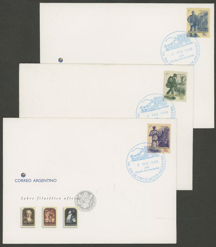 Lot 1307 - Argentina general issues - Guillermo Jalil - Philatino Auction # 2511 ARGENTINA: Lot 1307 - Argentina general issues - Guillermo Jalil - Philatino Auction # 2511 ARGENTINA: