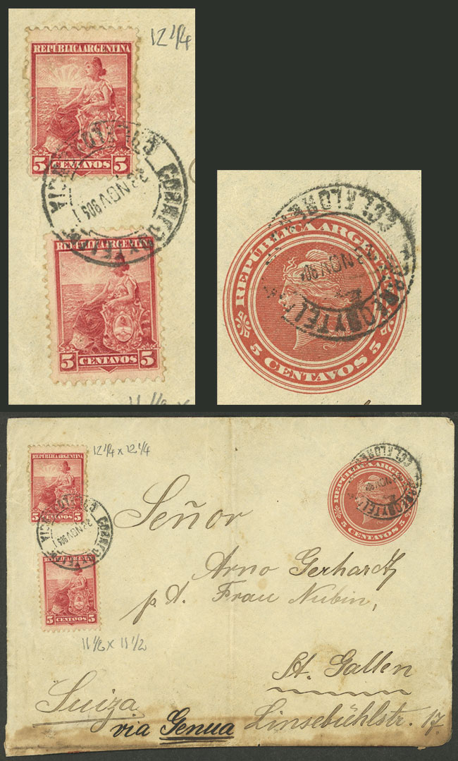 Lot 1516 - Argentina postal history -  Guillermo Jalil - Philatino Auction # 2511 ARGENTINA: 