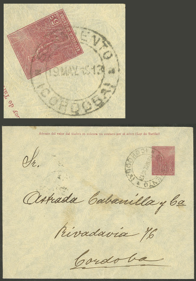 Lot 1520 - Argentina postal history -  Guillermo Jalil - Philatino Auction # 2511 ARGENTINA: 