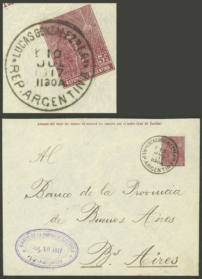 Lot 1521 - Argentina postal history -  Guillermo Jalil - Philatino Auction # 2511 ARGENTINA: 