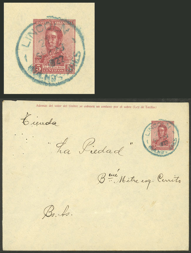 Lot 1523 - Argentina postal history -  Guillermo Jalil - Philatino Auction # 2511 ARGENTINA: 