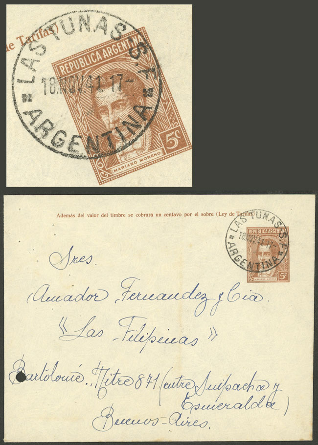 Lot 1541 - Argentina postal history -  Guillermo Jalil - Philatino Auction # 2511 ARGENTINA: 