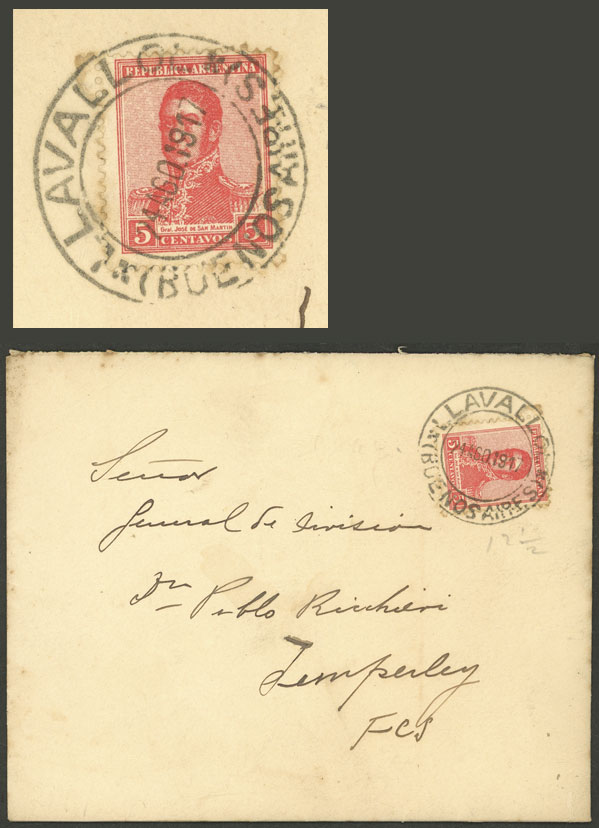 Lot 1522 - Argentina postal history -  Guillermo Jalil - Philatino Auction # 2511 ARGENTINA: 