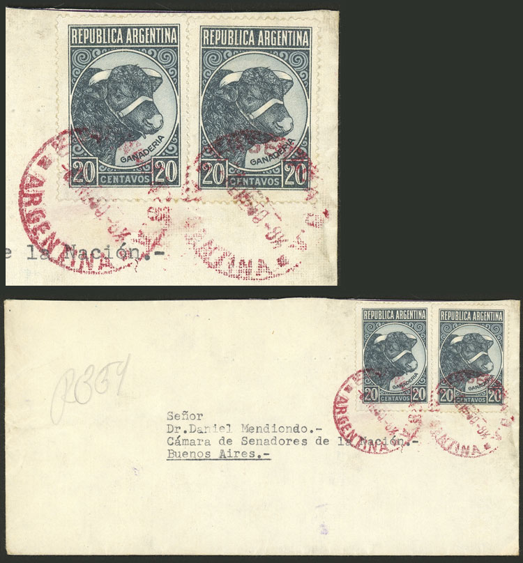 Lot 1555 - Argentina postal history - Guillermo Jalil - Philatino Auction # 2511 ARGENTINA: Lot 1555 - Argentina postal history - Guillermo Jalil - Philatino Auction # 2511 ARGENTINA:
