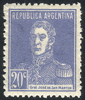 Lot 528 - Argentina general issues -  Guillermo Jalil - Philatino Auction # 2511 ARGENTINA: 