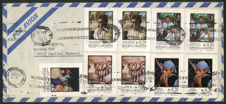 Lot 1583 - Argentina postal history - Guillermo Jalil - Philatino Auction # 2511 ARGENTINA: Lot 1583 - Argentina postal history - Guillermo Jalil - Philatino Auction # 2511 ARGENTINA: