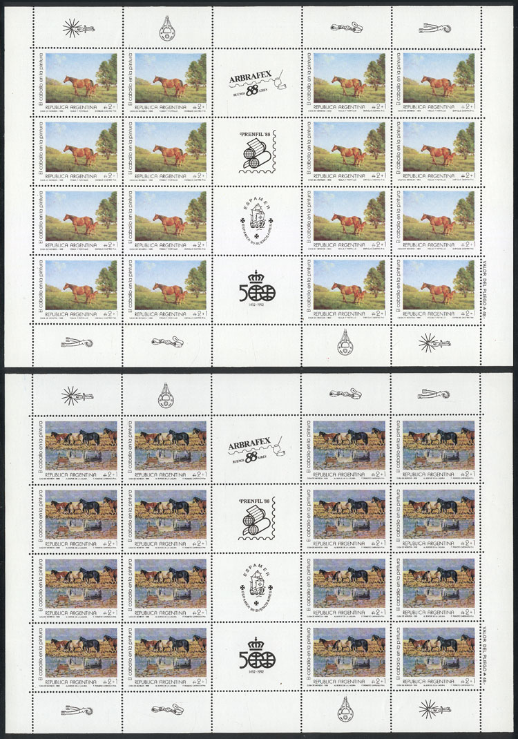 Lot 665 - Argentina general issues -  Guillermo Jalil - Philatino Auction # 2518 ARGENTINA: 