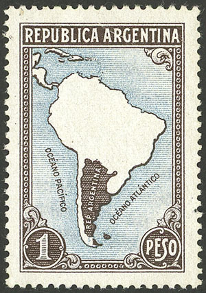 Lot 298 - Argentina general issues -  Guillermo Jalil - Philatino Auction # 2518 ARGENTINA: 